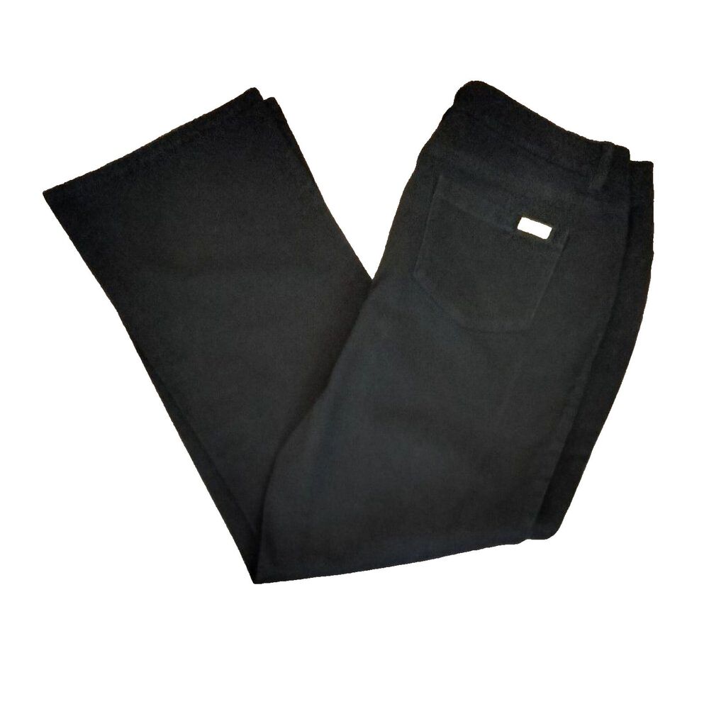 Dana Buchman Signature Ladies 16 Black Denim Straight Boot Cut Jeans